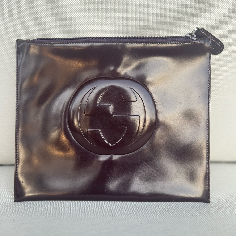 RARE Gucci / Tom Ford Plum Pouch